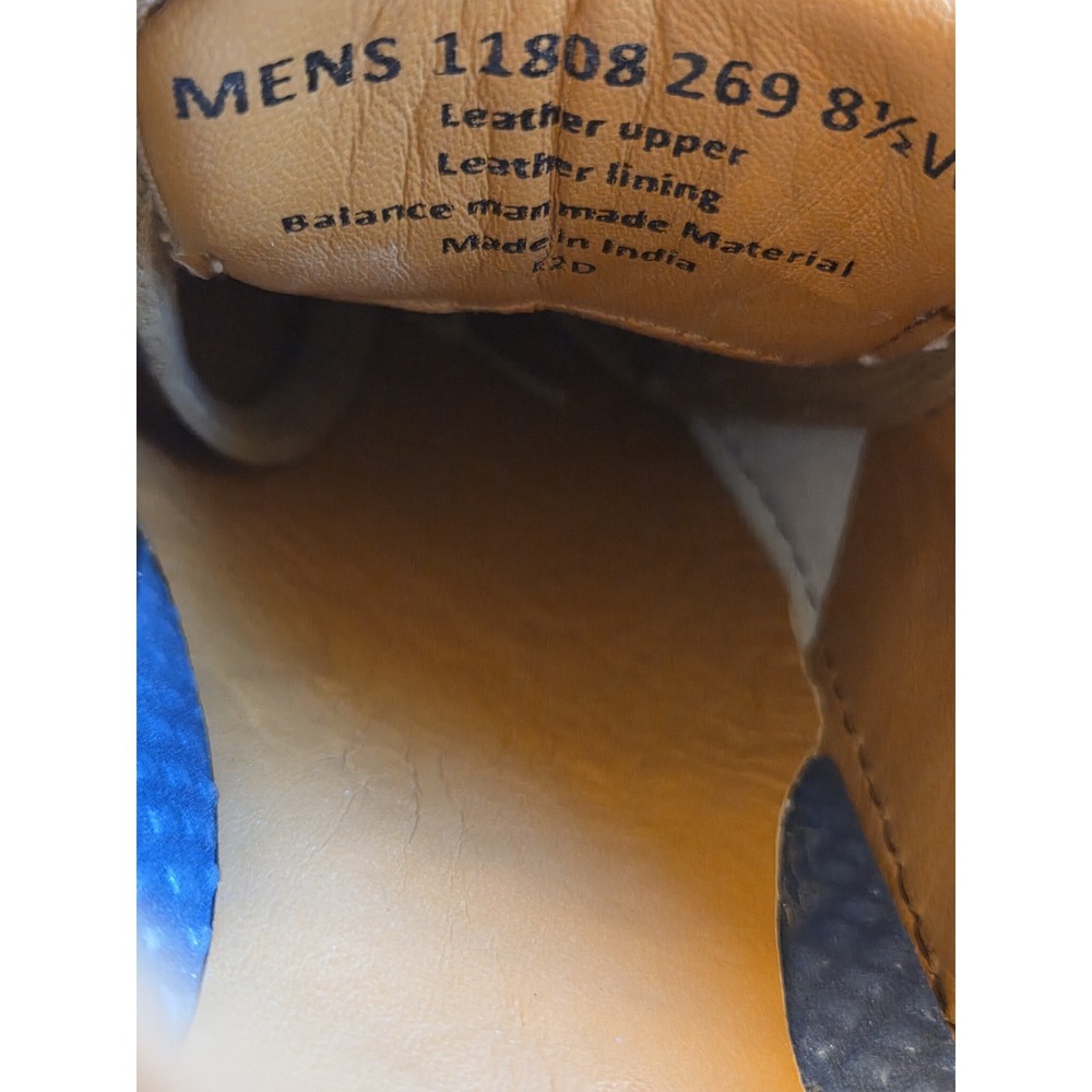 Florsheim Men's Caper PT Lace Suede Plain Toe Oxfords Sand US Sz 8.5W NEW! $100 - Picture 10 of 10